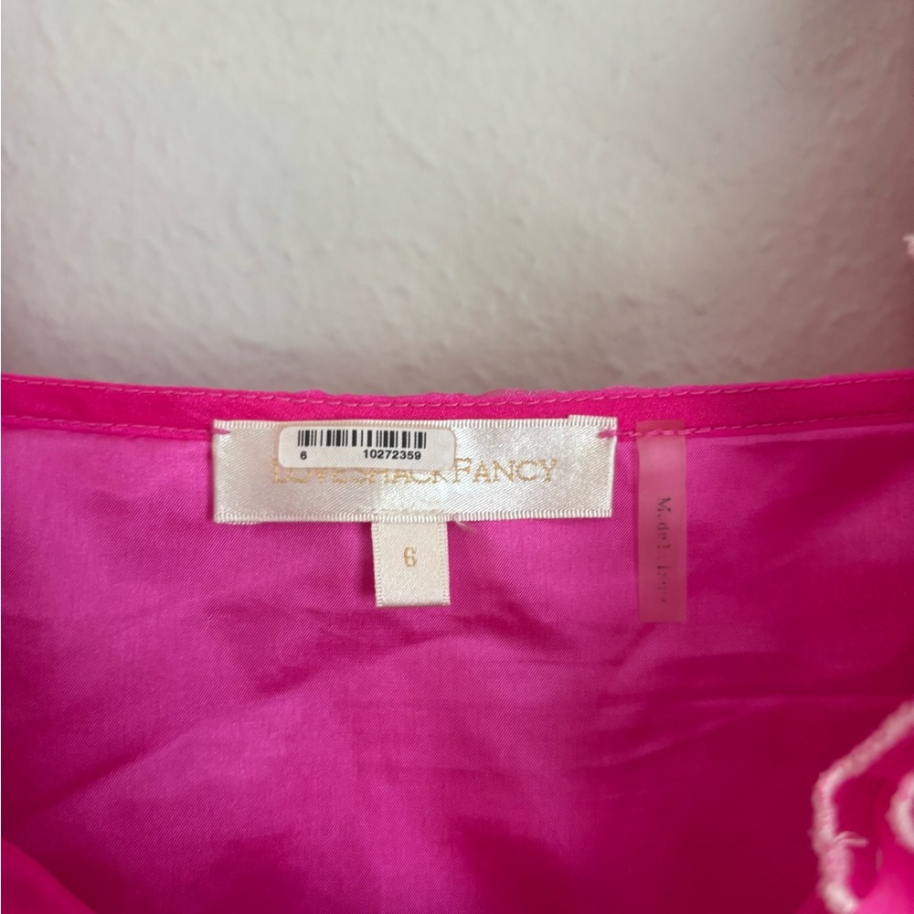 LoveShackFancy Pink Ruffled Dress - Picture 8 of 8